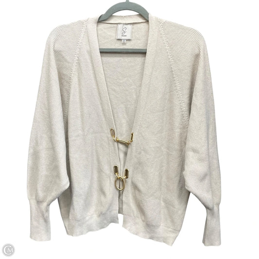 Sweater Cardigan By Sioni In Beige, Size: M
