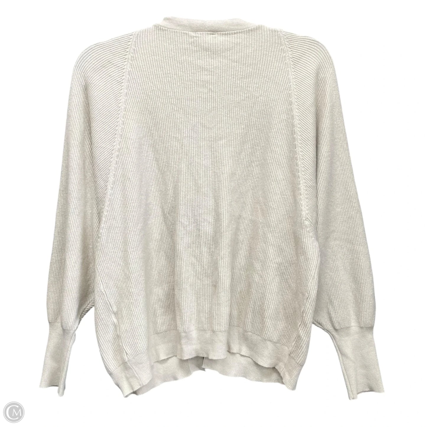Sweater Cardigan By Sioni In Beige, Size: M