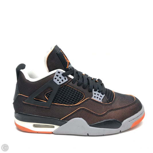 Shoes Sneakers By Nike In Black & Orange, Size: 10