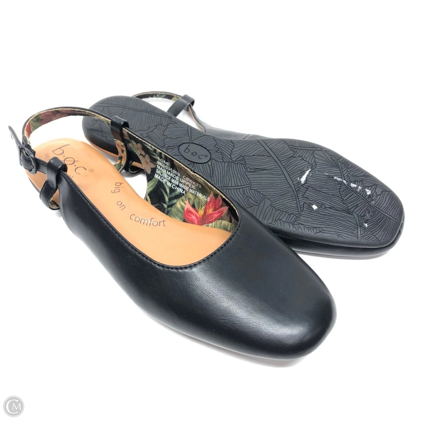Shoes Flats By Boc In Black, Size: 10