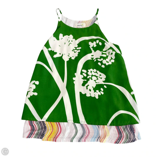 Top Sleeveless By Porridge In Grey & White, Size: Xs