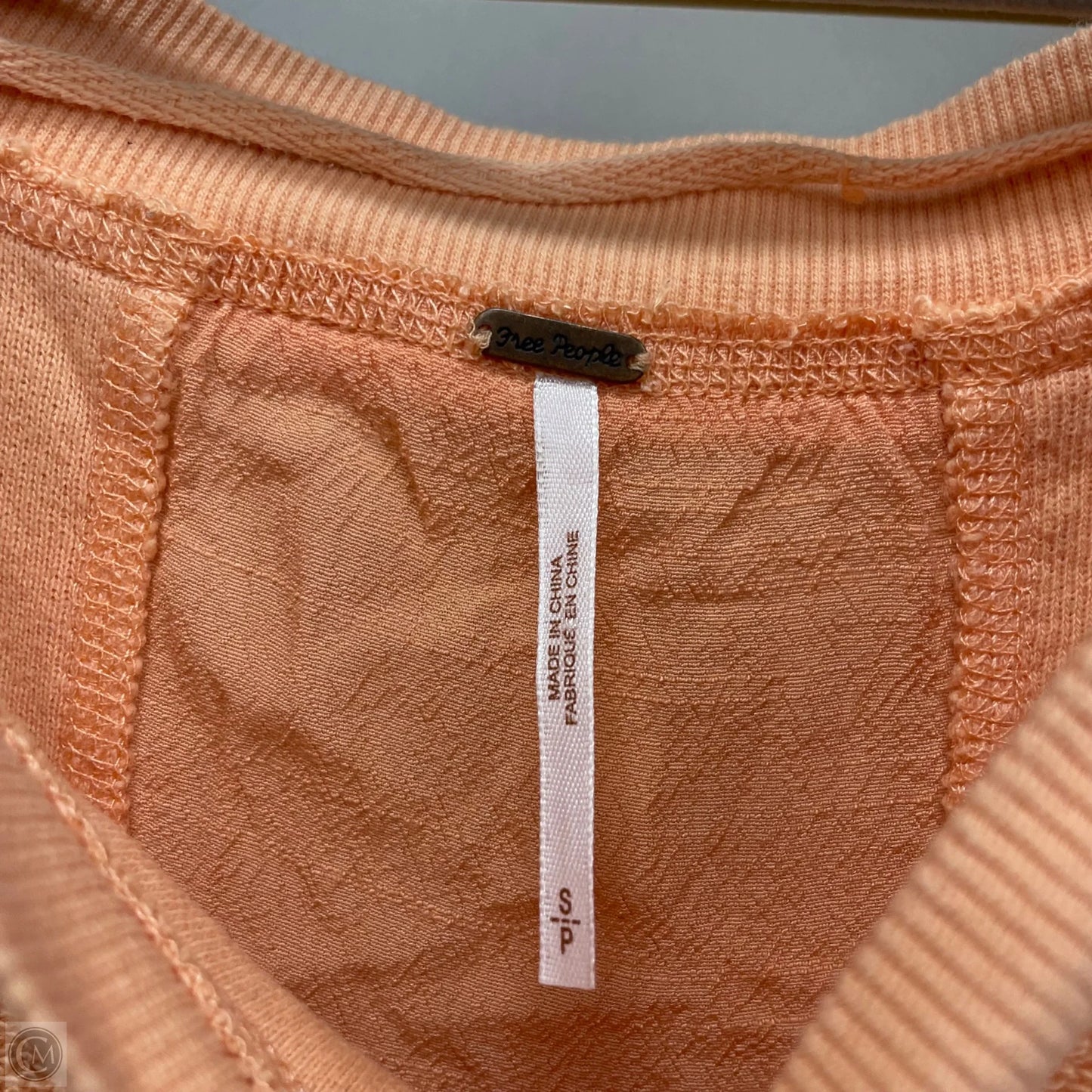 Top Long Sleeve By Free People In Orange, Size: S