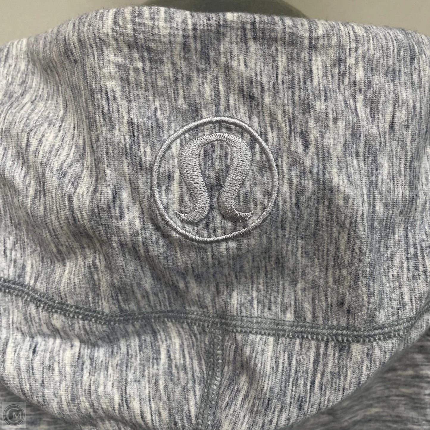 Athletic Sweatshirt Hoodie By Lululemon In Grey, Size: 6