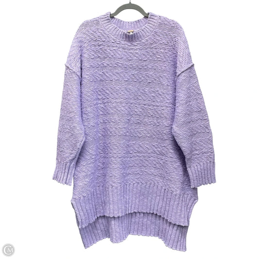 Sweater By Free People In Purple, Size: L