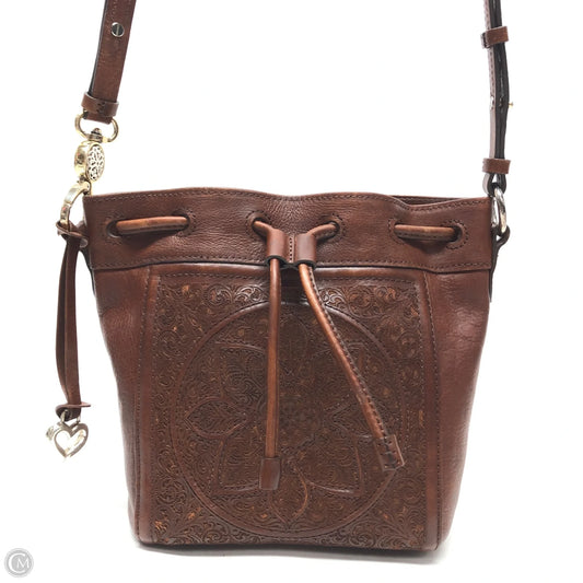 Crossbody Leather By Brighton, Size: Medium