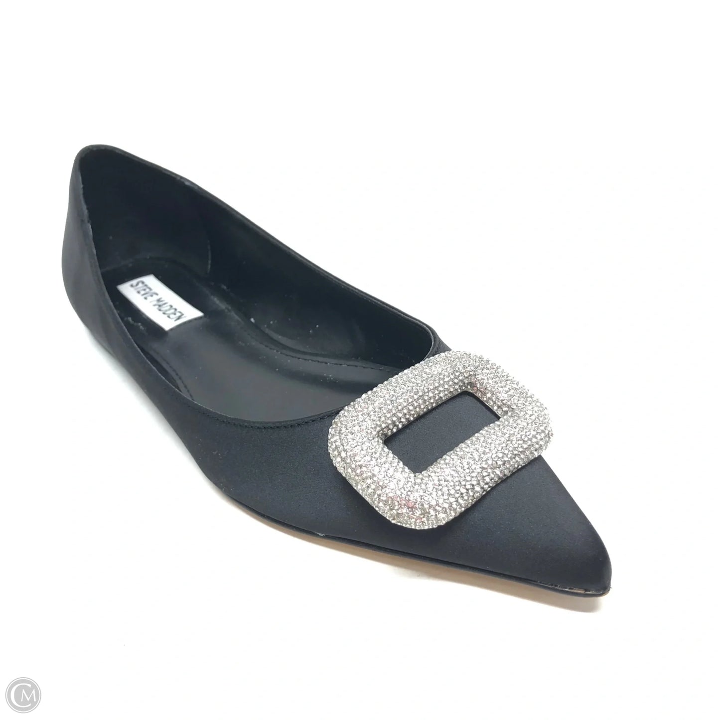 Shoes Flats By Steve Madden In Black & Silver, Size: 7