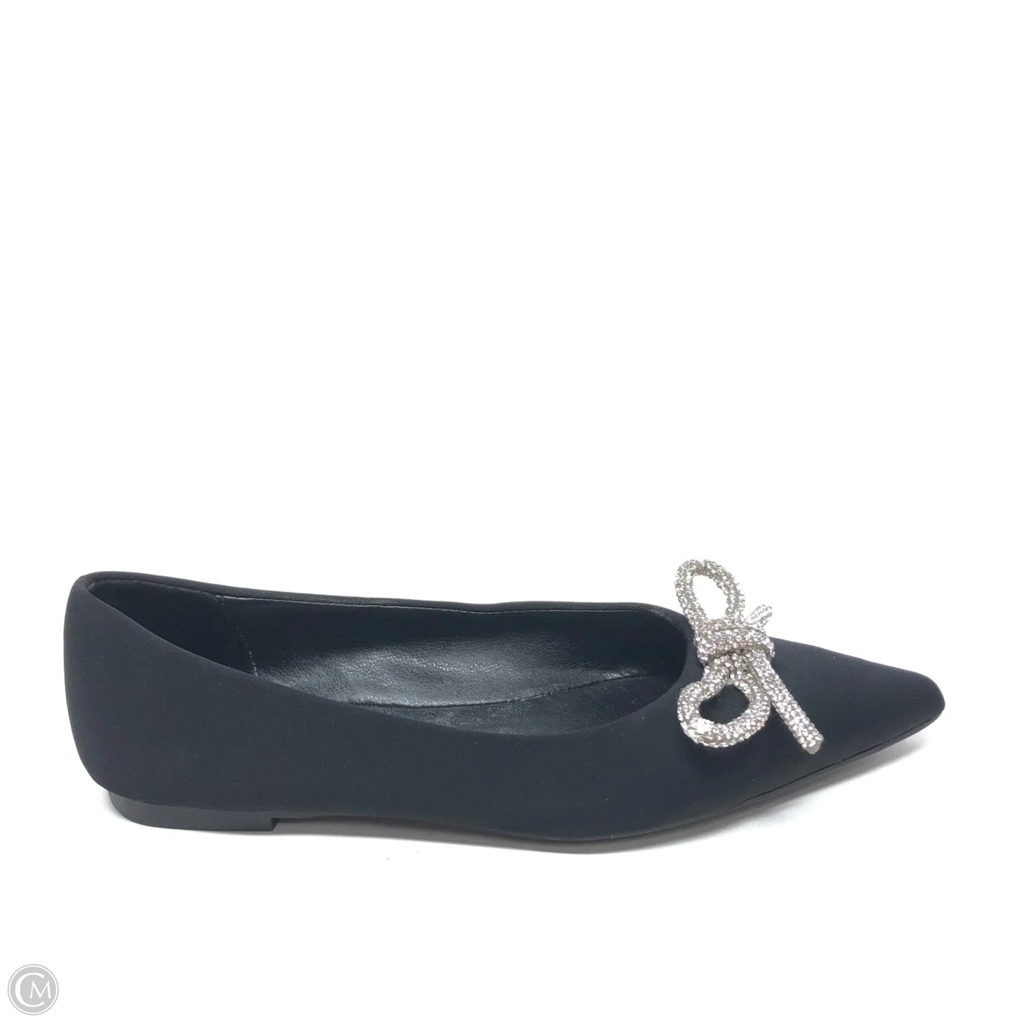 Shoes Flats By Steve Madden In Black & Silver, Size: 7