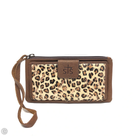 Wallet Leather By Cmc, Size: Medium