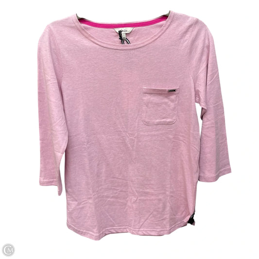 Top 3/4 Sleeve By Joules In Pink, Size: S