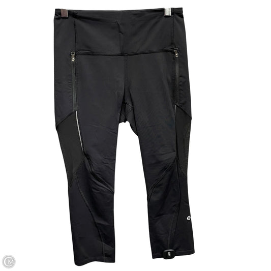 Athletic Leggings Capris By Lululemon In Black, Size: 6