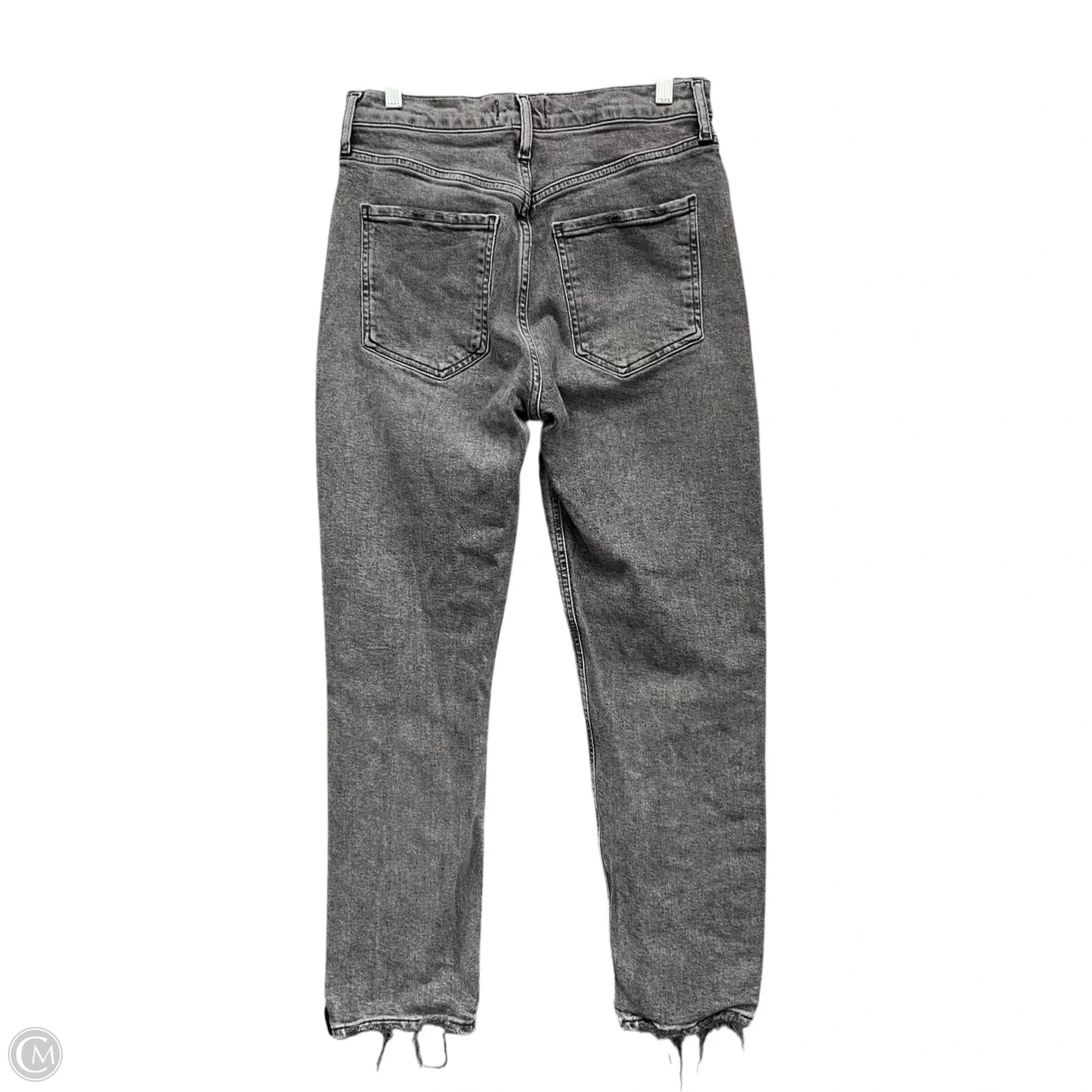 Jeans Straight By Agolde In Grey Denim, Size: 2