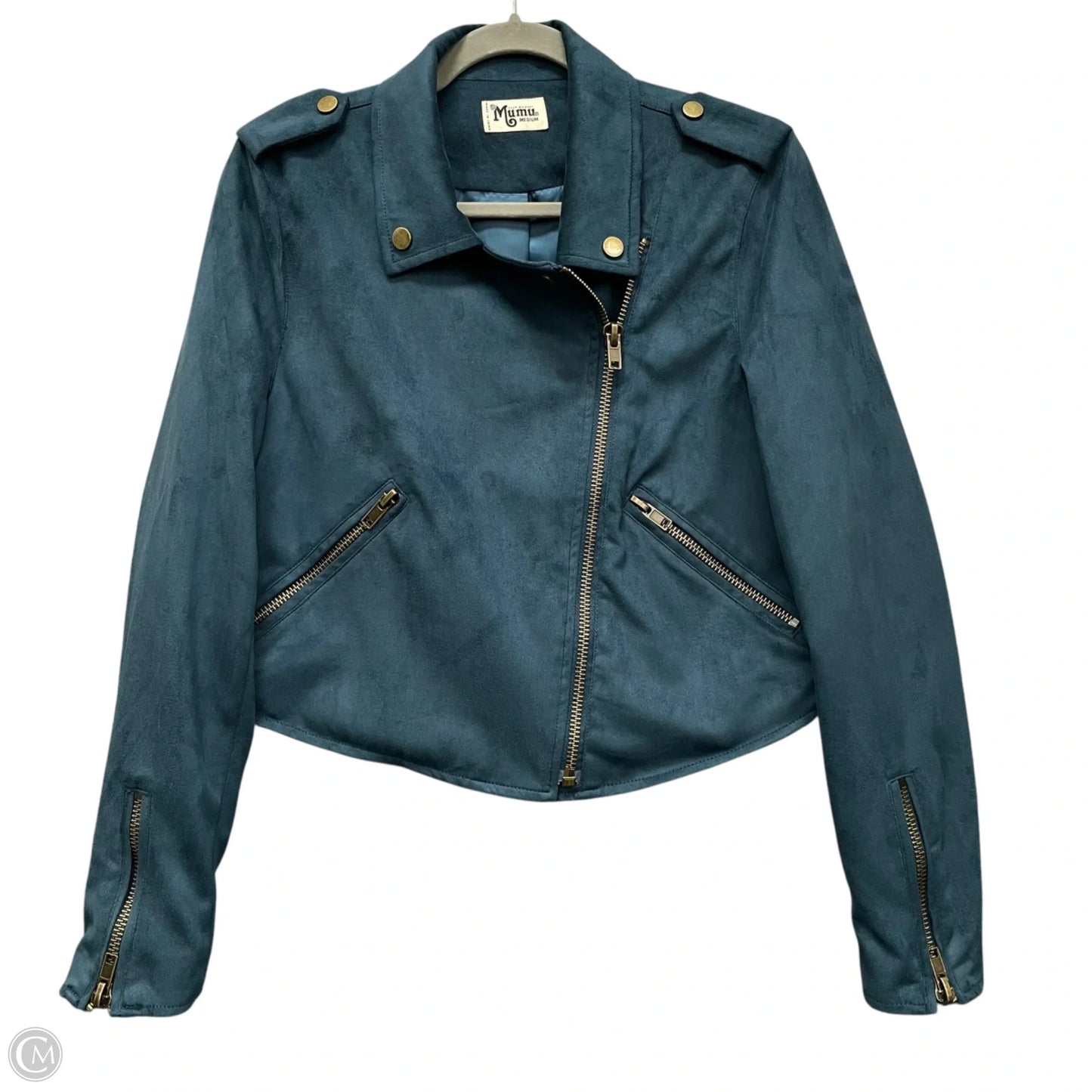 Jacket Moto By Show Me Your Mumu In Green, Size: M