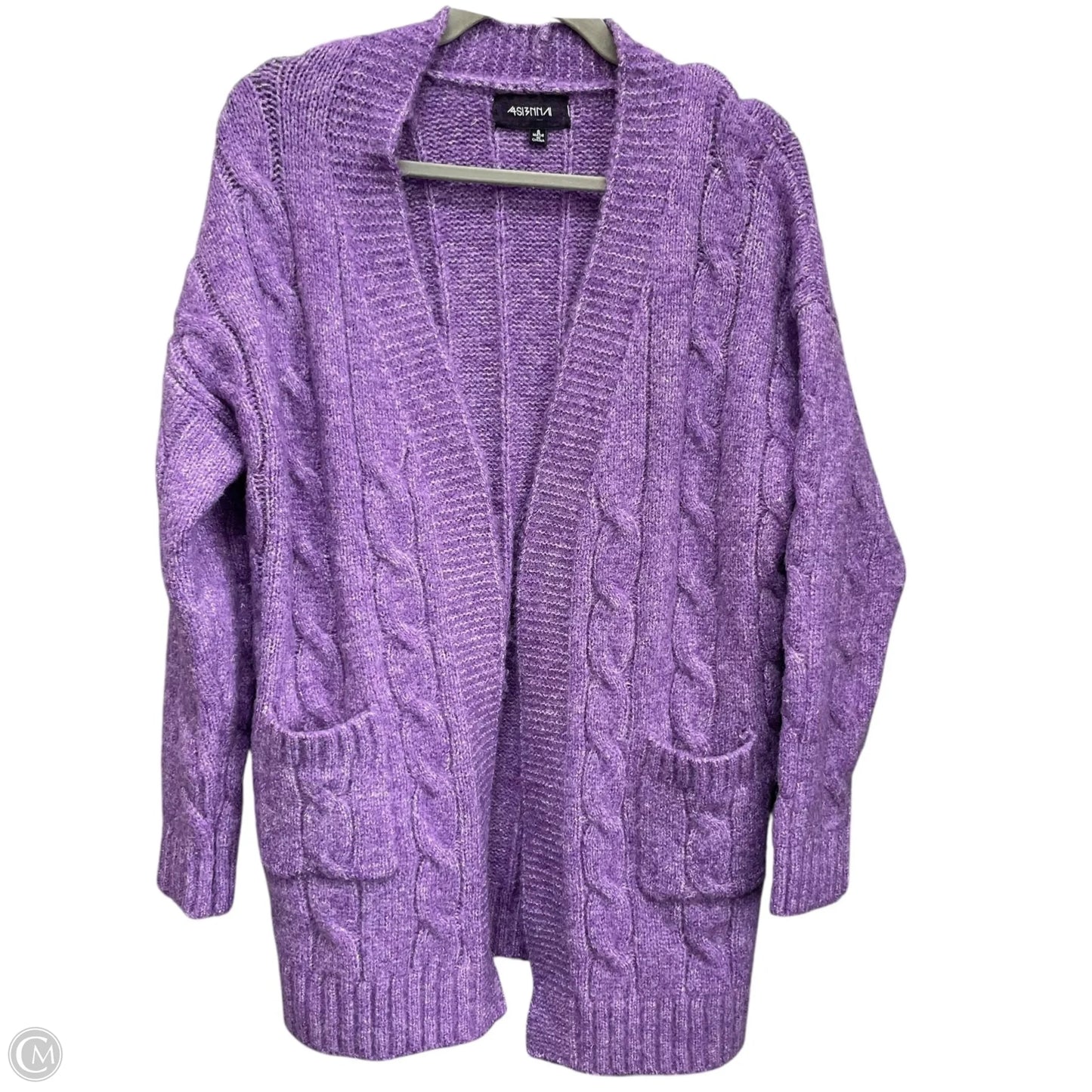 Sweater Cardigan By 4s13nna In Purple, Size: S