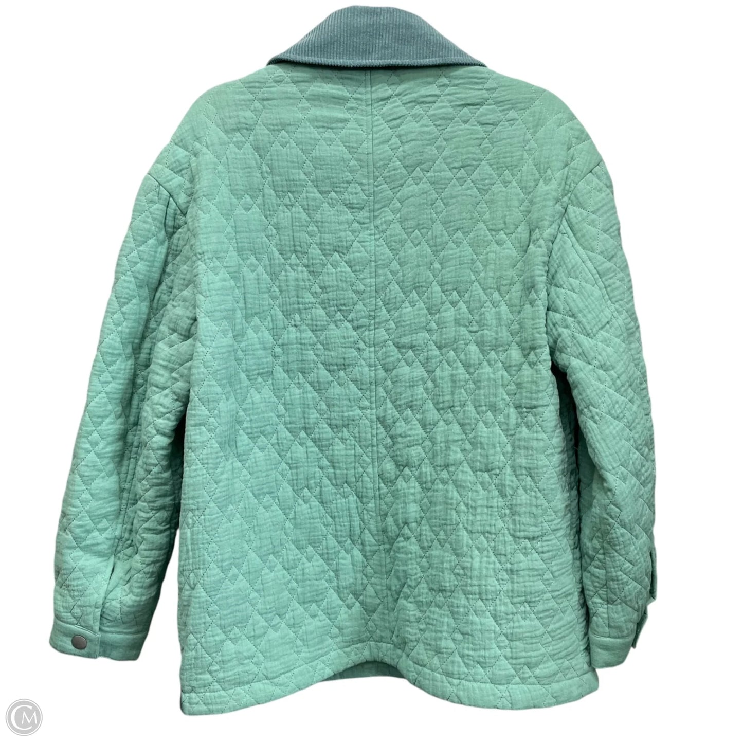 Jacket Puffer & Quilted By Avec Les Filles In Green, Size: S
