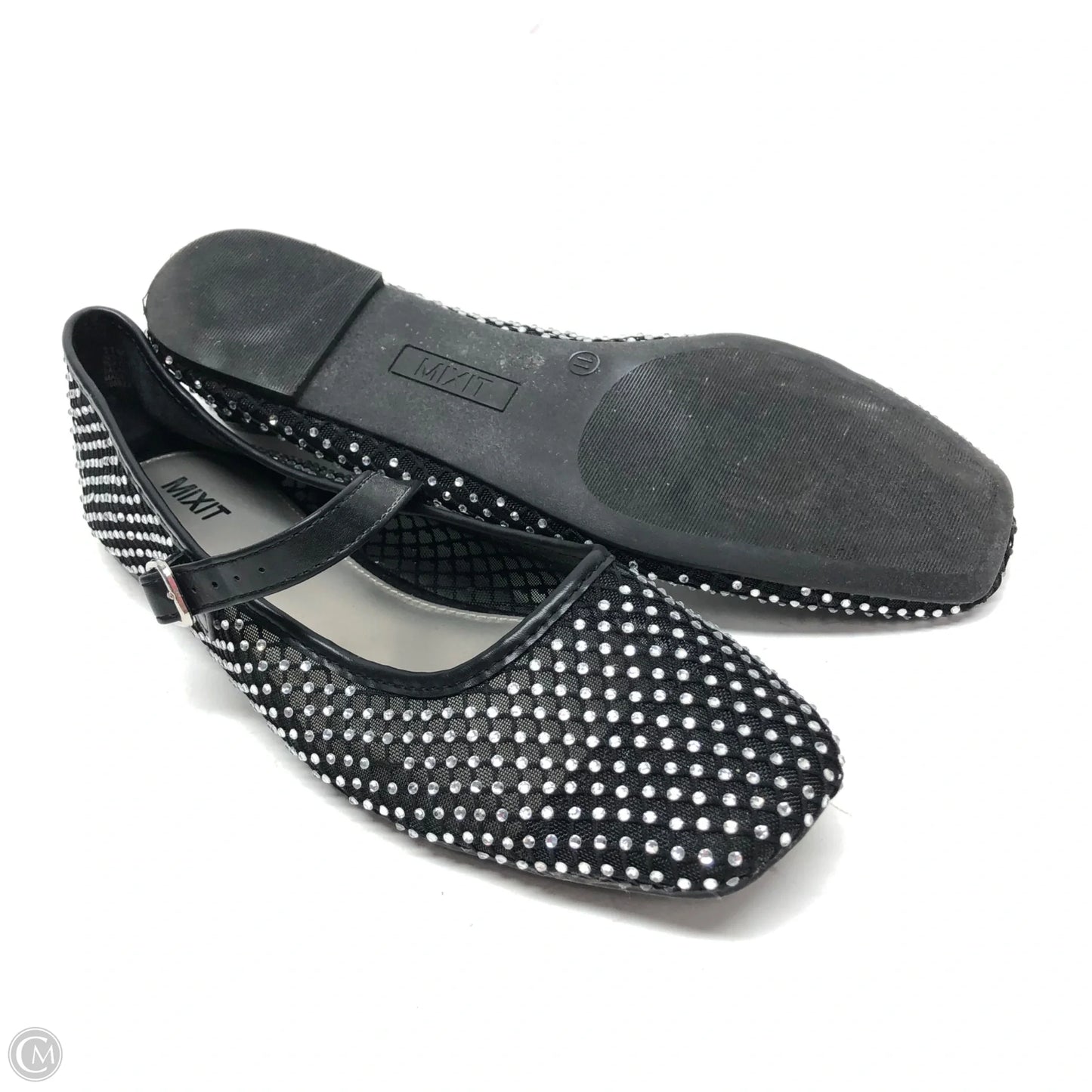 Shoes Flats By Mix It In Black, Size: 11