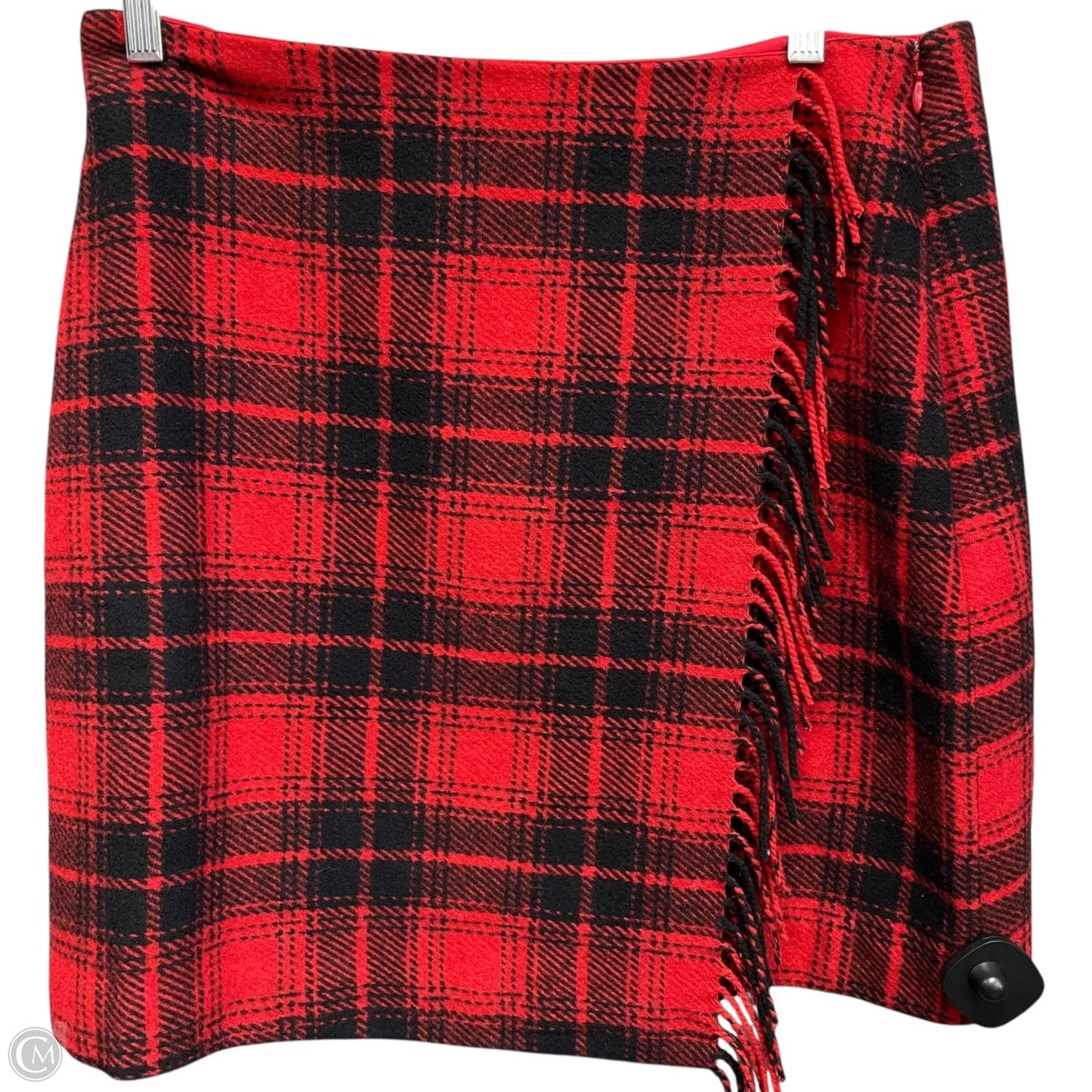 Skirt Mini & Short By Loft In Black & Red, Size: 6