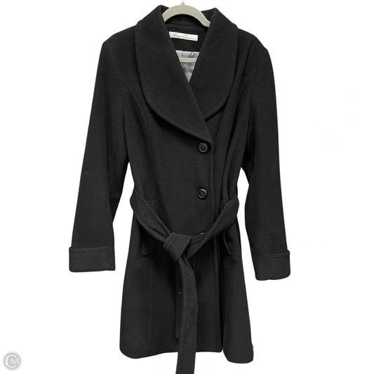Coat Peacoat By Kenneth Cole In Black, Size: L