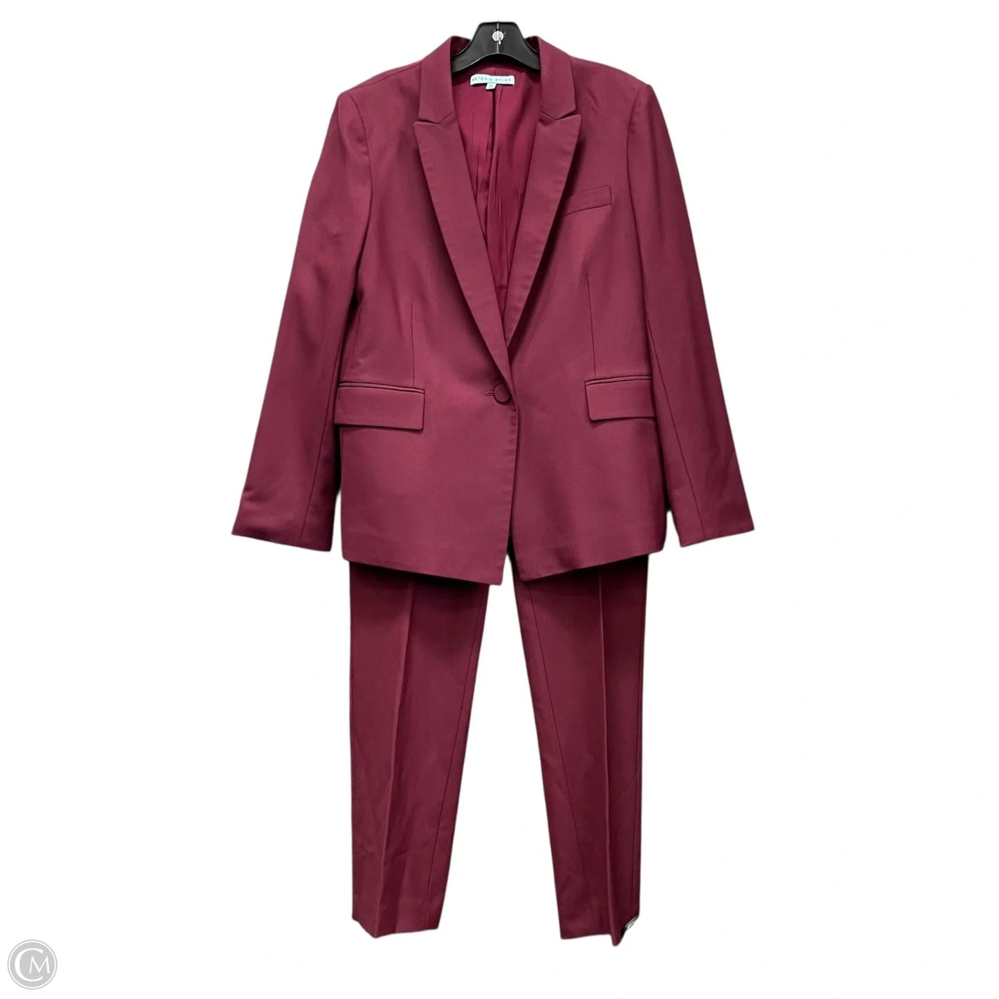 Pants Suit 2pc By Antonio Melani In Maroon, Size: 10