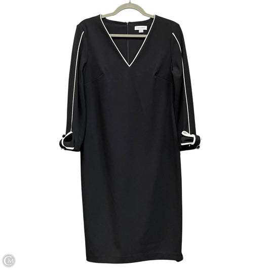 Dress Casual Short By Calvin Klein In Black & White, Size: 10