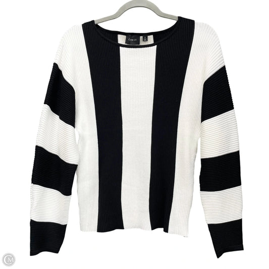 Sweater By Cyrus In Black & White, Size: S