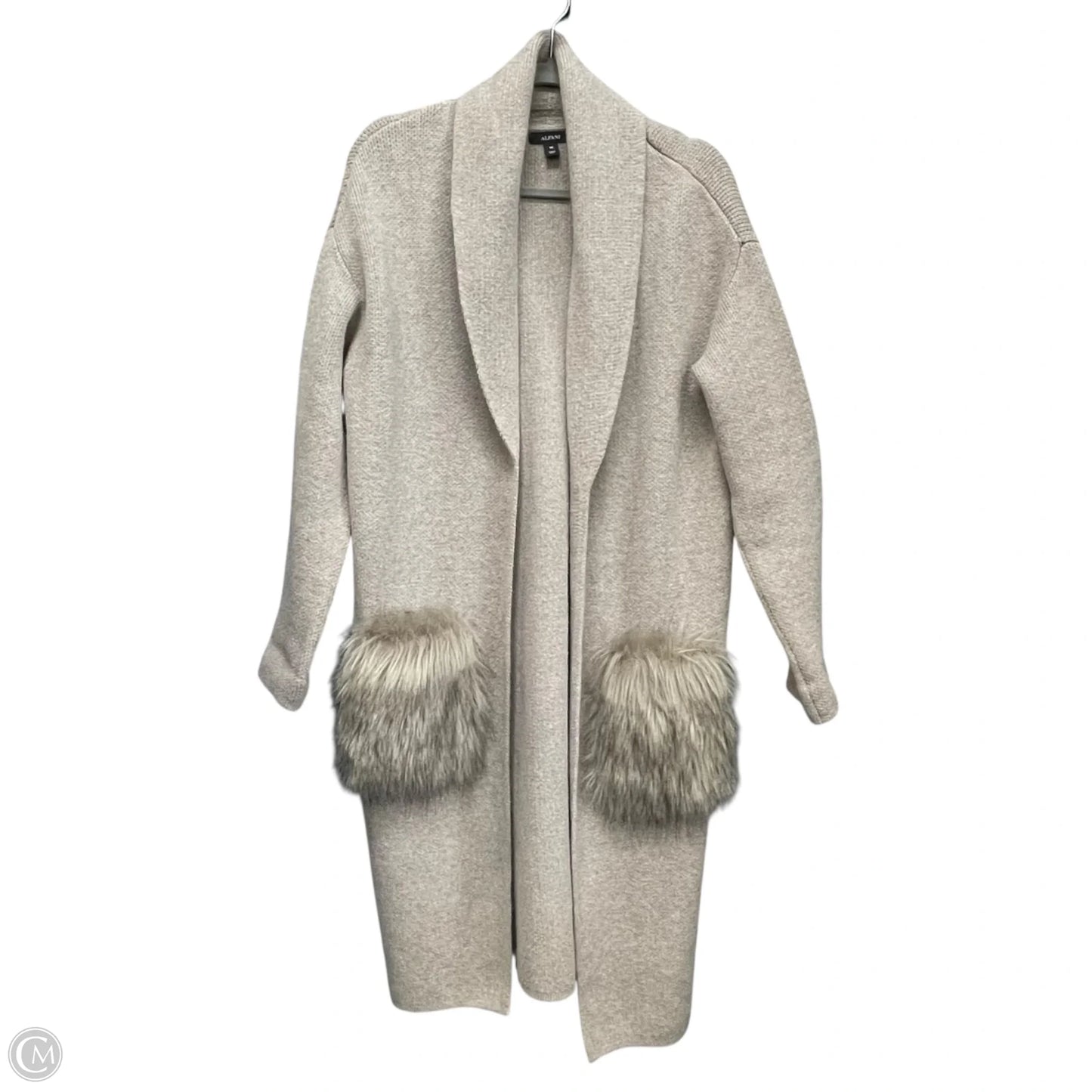 Sweater Cardigan By Alfani In Beige, Size: Xs