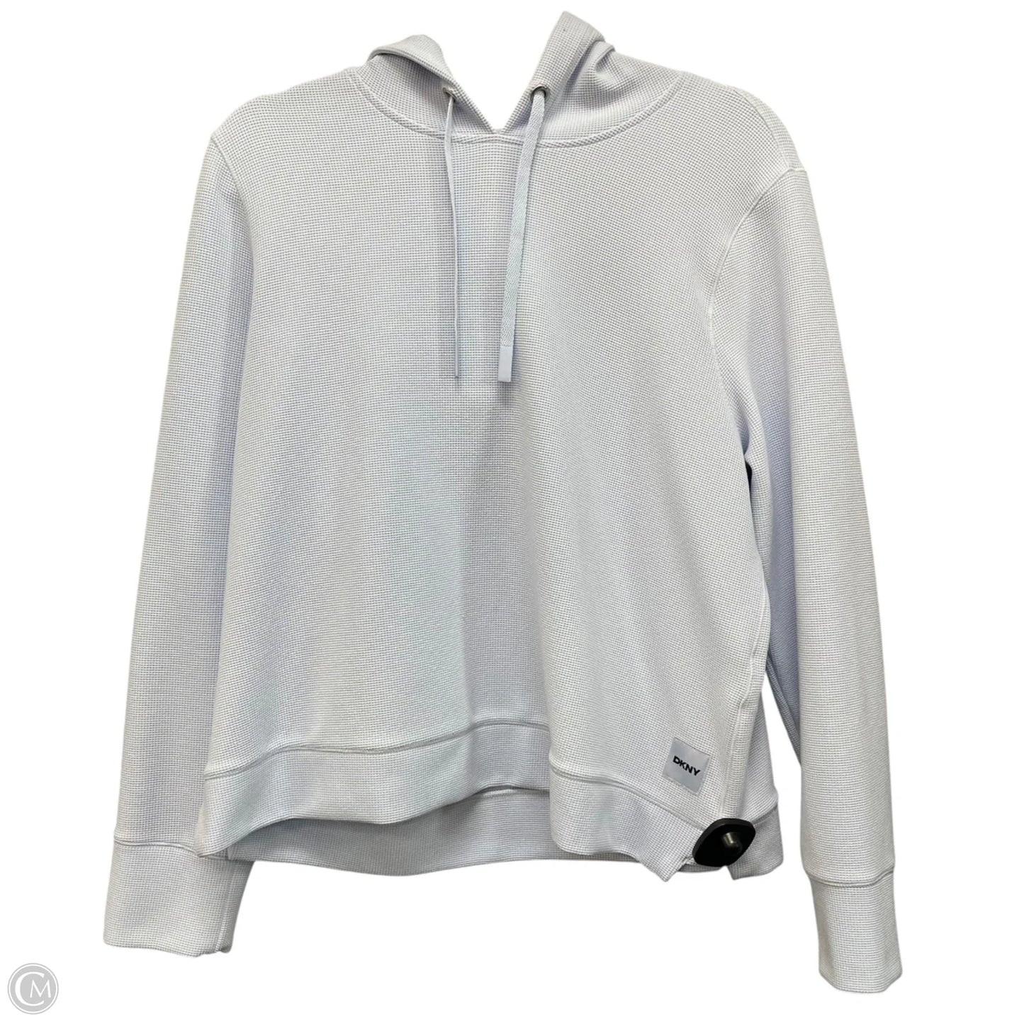 Sweatshirt Hoodie By Dkny In Blue, Size: L