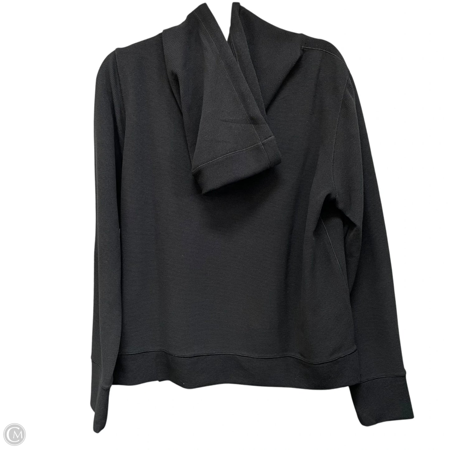 Sweatshirt Hoodie By Dkny In Black, Size: L