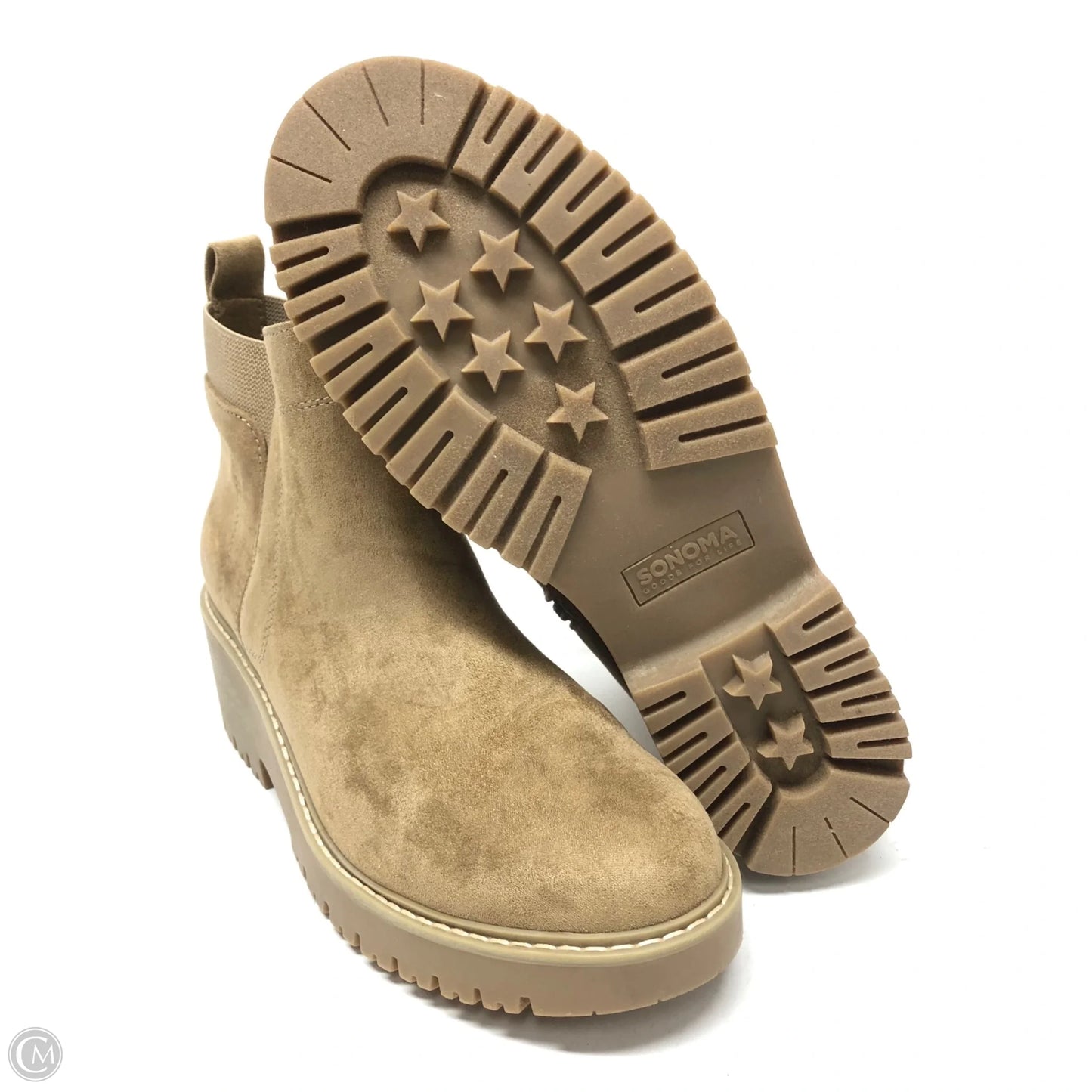 Boots Ankle Heels By Sonoma In Brown, Size: 8.5