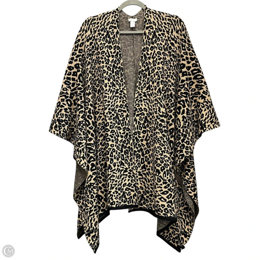 Shawl By Chicos In Animal Print, Size: Osfm
