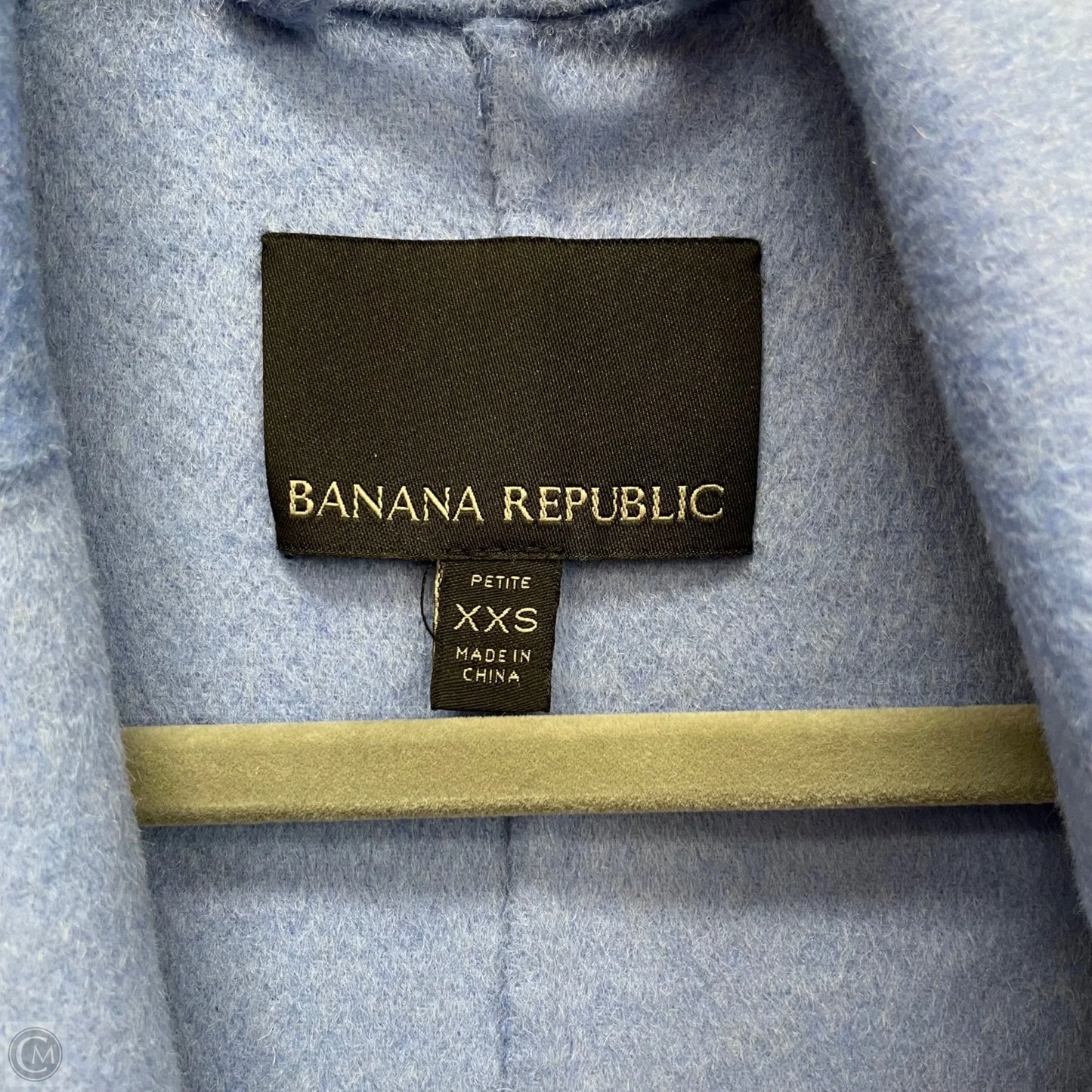 Coat Peacoat By Banana Republic In Blue, Size: Xxs