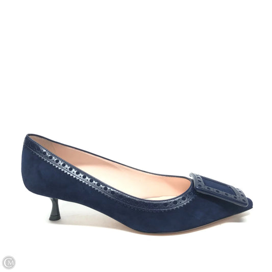 Shoes Designer By Roger Vivier In Navy, Size: 8