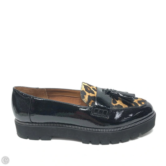 Shoes Flats By Franco Sarto In Black & Brown, Size: 8.5