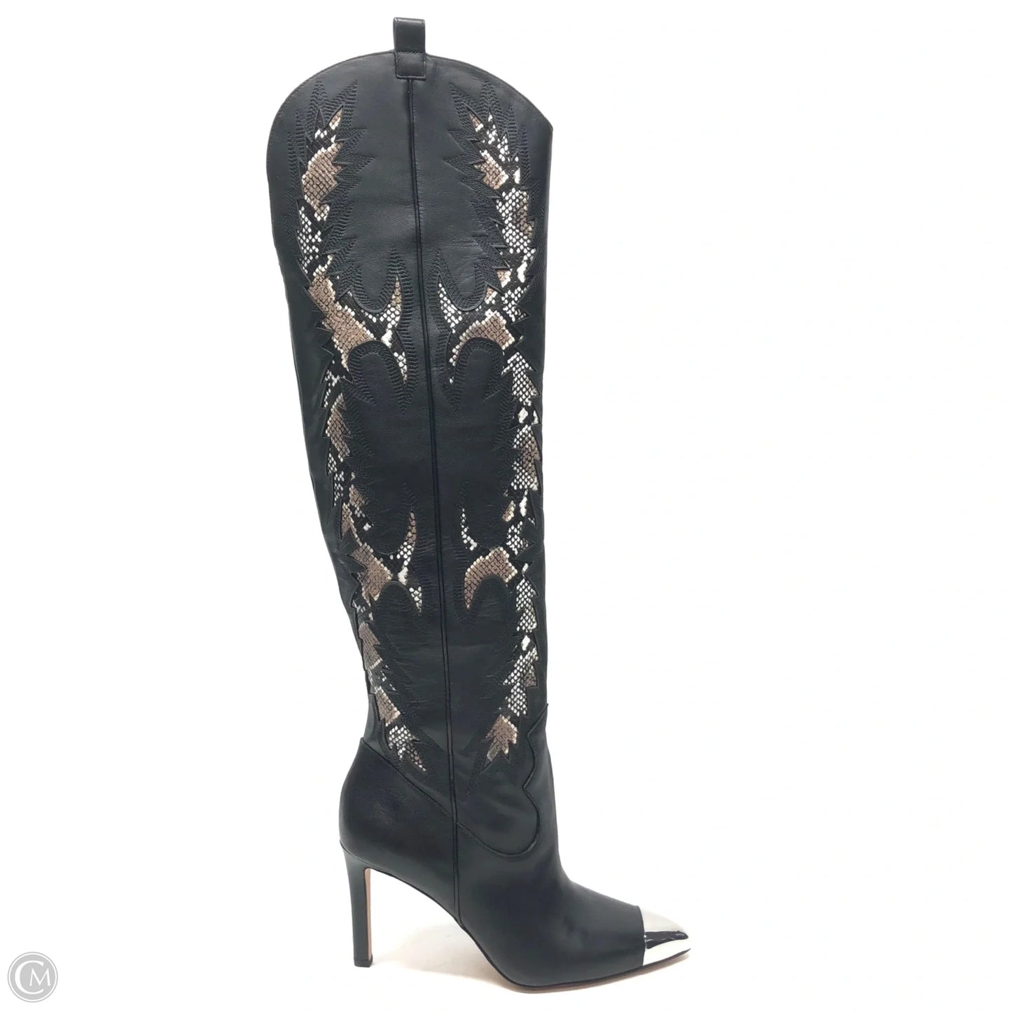 Boots Over-the-knee Heels By Gianni Bini In Black, Size: 9.5