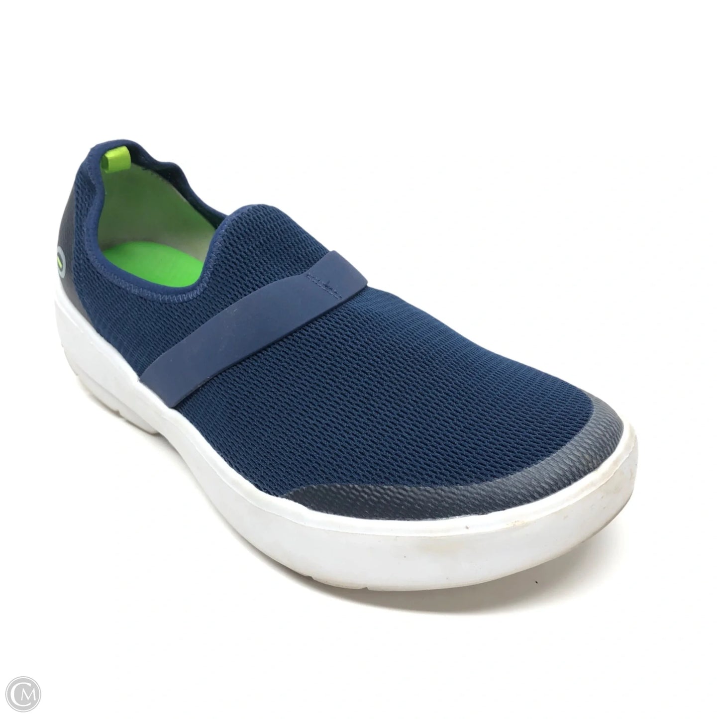 Shoes Athletic By Oofos In Blue, Size: 9