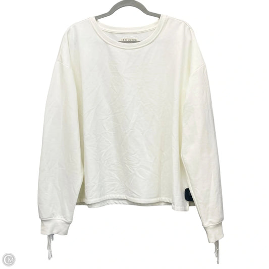 Sweatshirt Crewneck By Idyllwind In Cream, Size: Xl