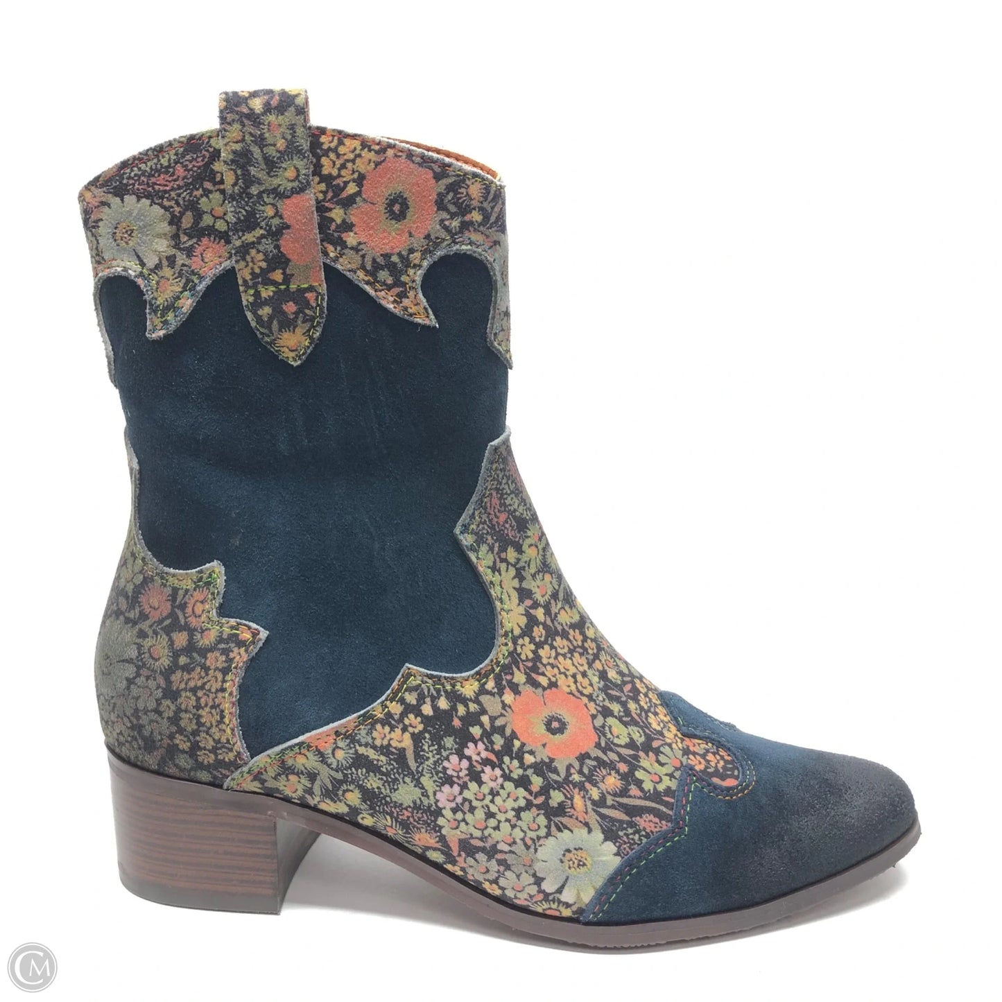 Boots Ankle Heels By Spring Step In Multi-colored, Size: 7