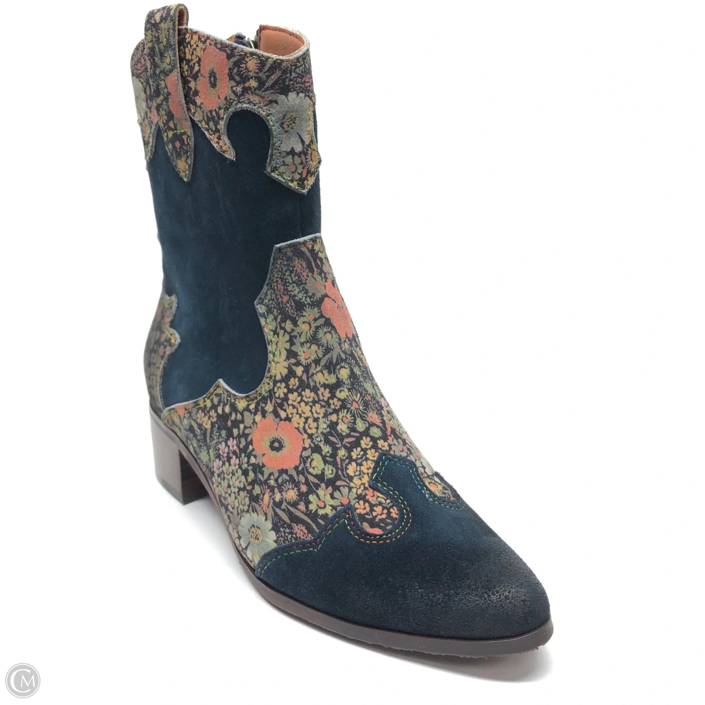Boots Ankle Heels By Spring Step In Multi-colored, Size: 7