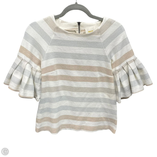 Top Short Sleeve By Maeve In Tan, Size: Xs