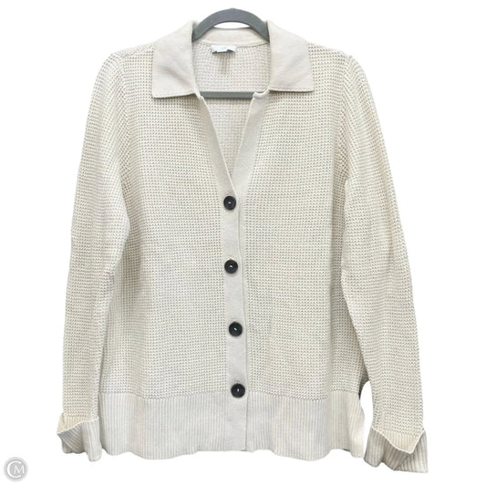Sweater Cardigan By J. Jill In Beige, Size: S