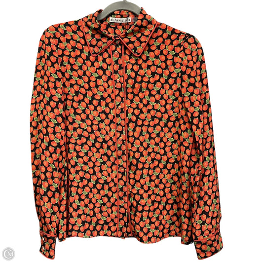 Blouse Designer By Alice + Olivia In Red, Size: Xs
