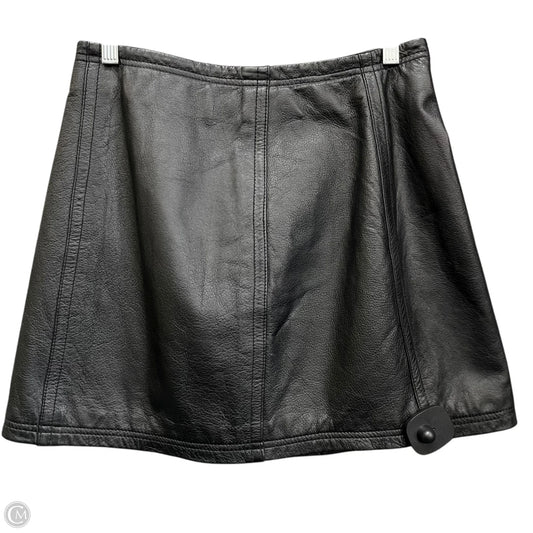 Skirt Mini & Short By Wilsons Leather In Black, Size: 4