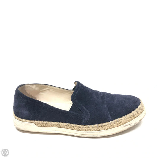 Shoes Flats By Tods In Navy, Size: 6