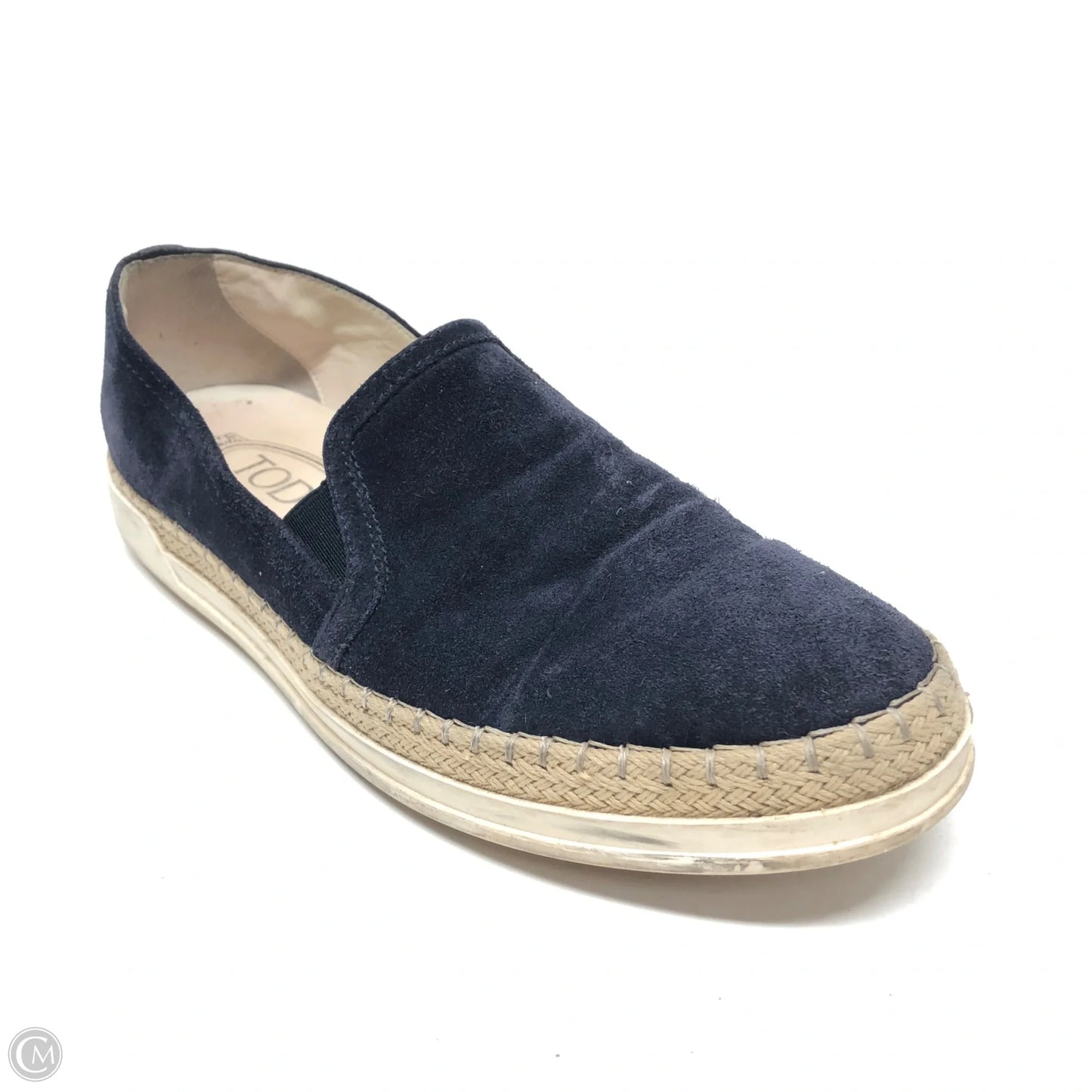 Shoes Flats By Tods In Navy, Size: 6