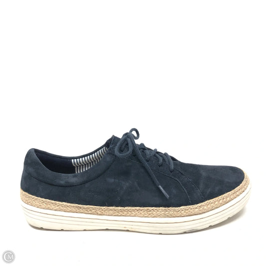 Shoes Sneakers By Clarks In Navy, Size: 8