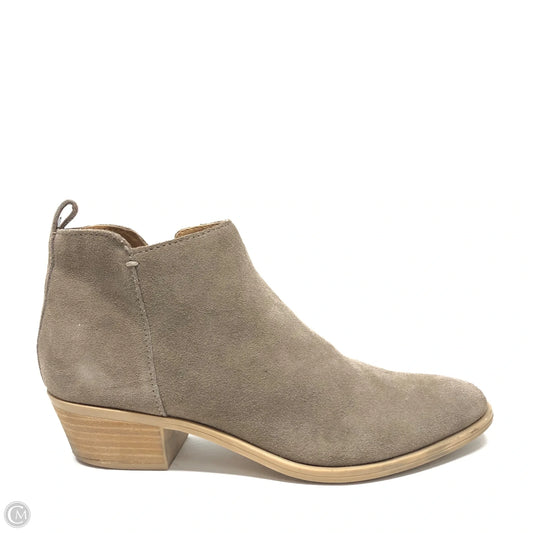 Boots Ankle Heels By Dolce Vita In Taupe, Size: 8