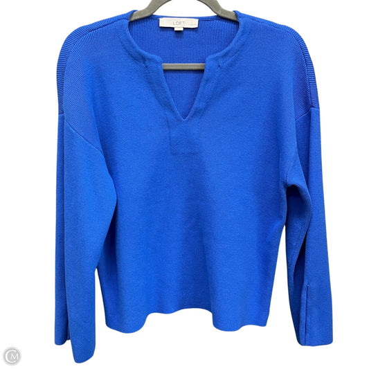 Sweater By Loft In Blue, Size: Mp