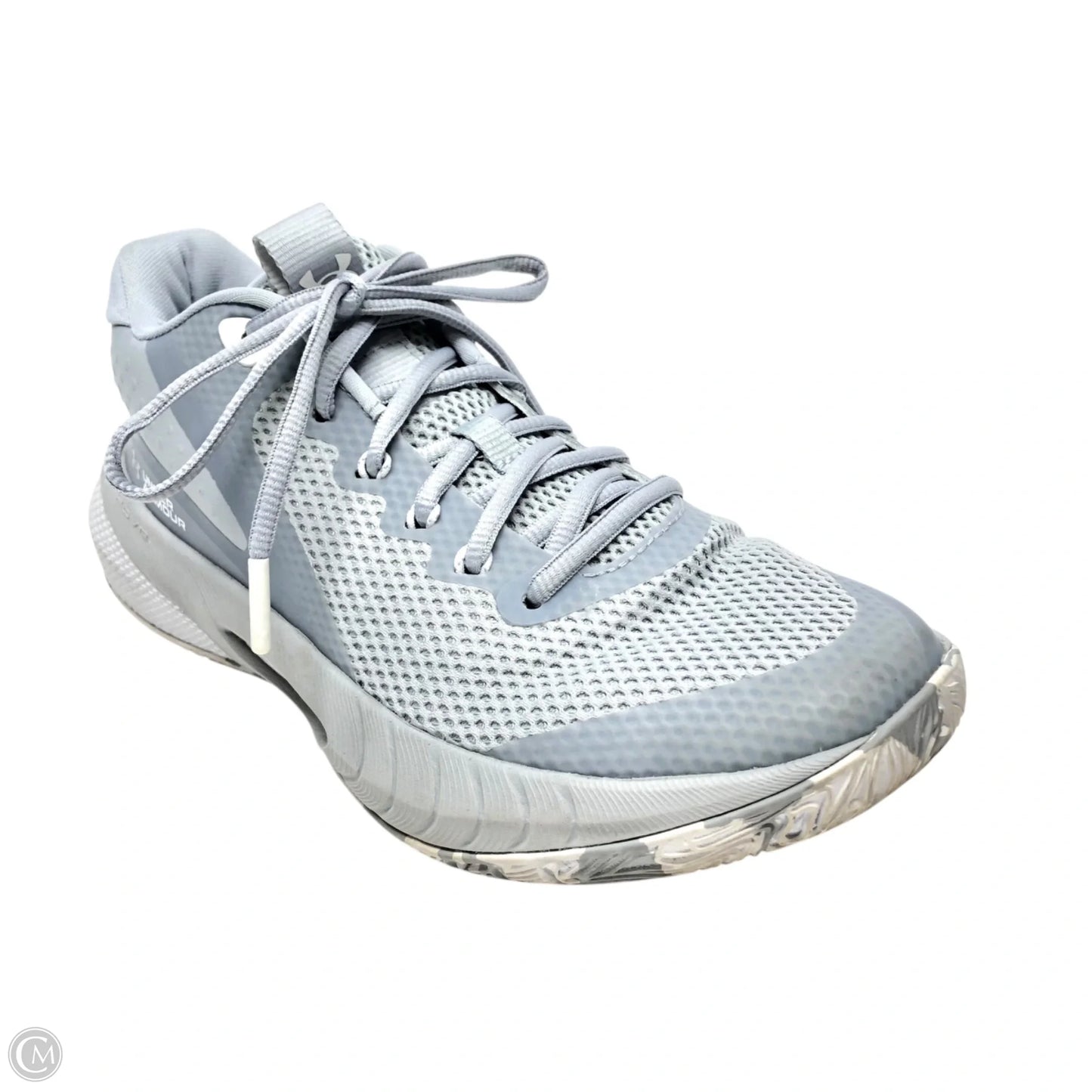 Shoes Athletic By Under Armour In Grey & White, Size: 7.5