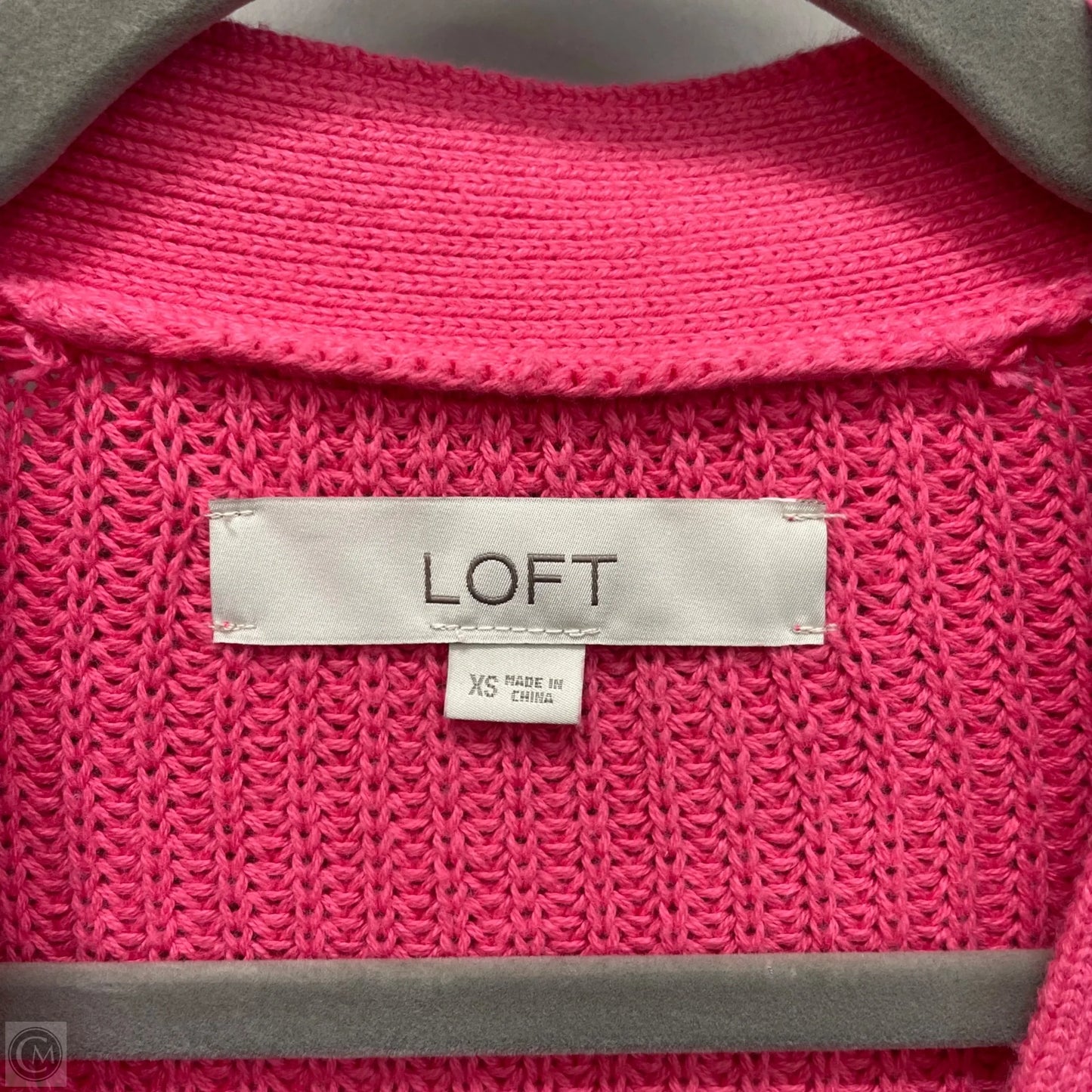 Sweater Cardigan By Loft In Pink, Size: Xs