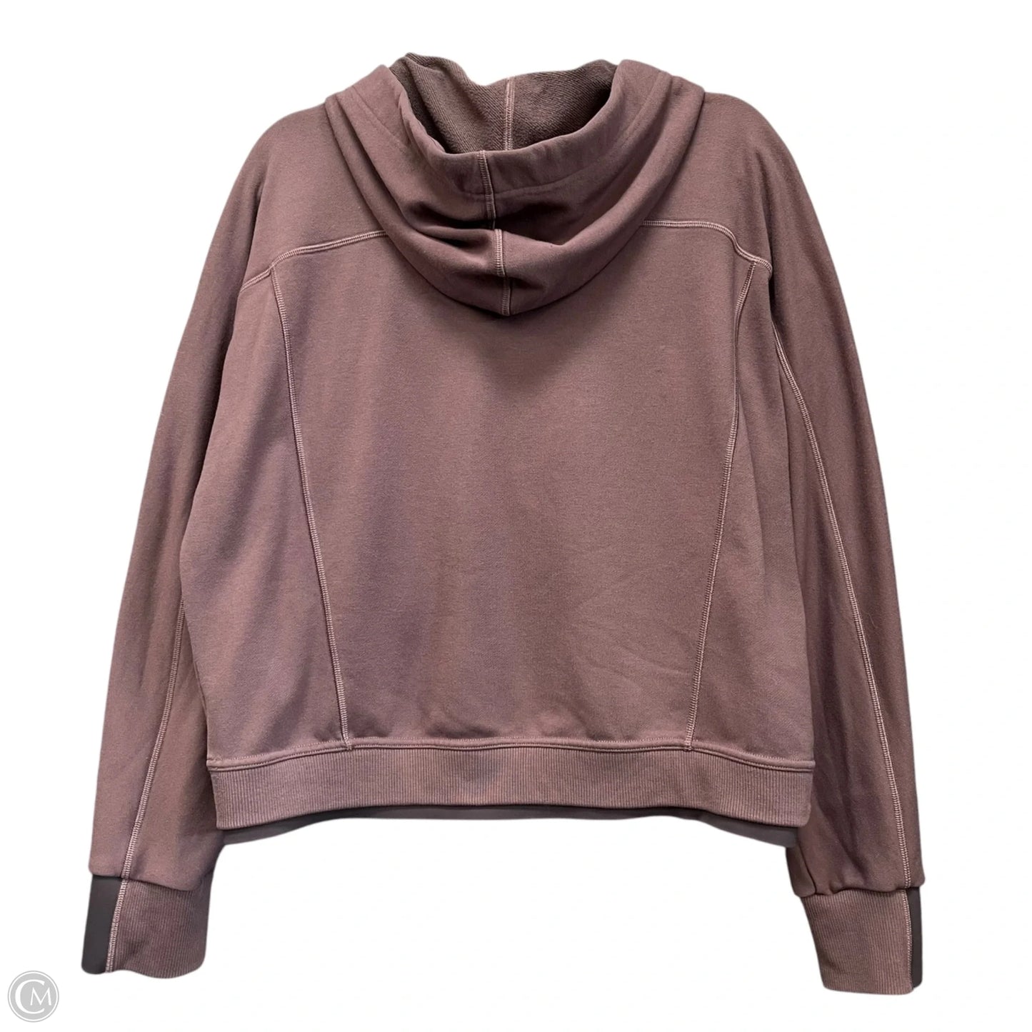 Sweatshirt Hoodie By Athleta In Purple, Size: M