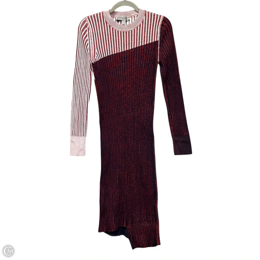 Dress Designer By Max Mara In Blue & Red & White, Size: M